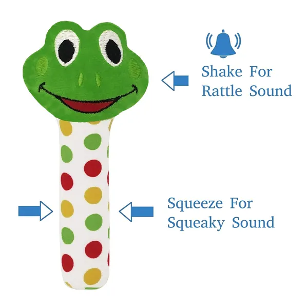 2_in_1_Combo:_Froggy_Rattle_&_11cm_Ball_|_ISI_Mark:_NABL_Lab_Tested_Baby_Safe_Toys