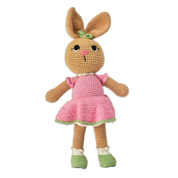 Crochet_Bunny_(28cm)_|_Adorable_|_Soft_Toy_|_For_Girls_&_Boys