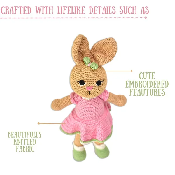 Crochet_Bunny_(28cm)_|_Adorable_|_Soft_Toy_|_For_Girls_&_Boys