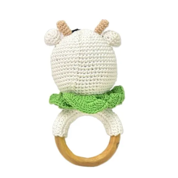 Crochet_Cow_Rattle_16cm_|_Yellow_|_Adorable_Rattle_For_Babies_|_Gifting