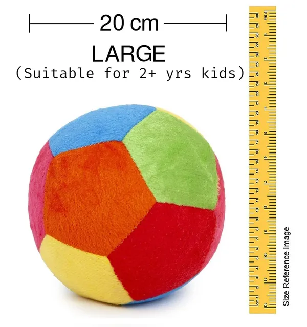 20cm_Rattle_Ball_|_Soft,_Stuffed_with_Plush_|_For_2+_Yrs_Kids_|_ISI_Mark:_NABL_Lab_Tested_Baby_Safe_Toys