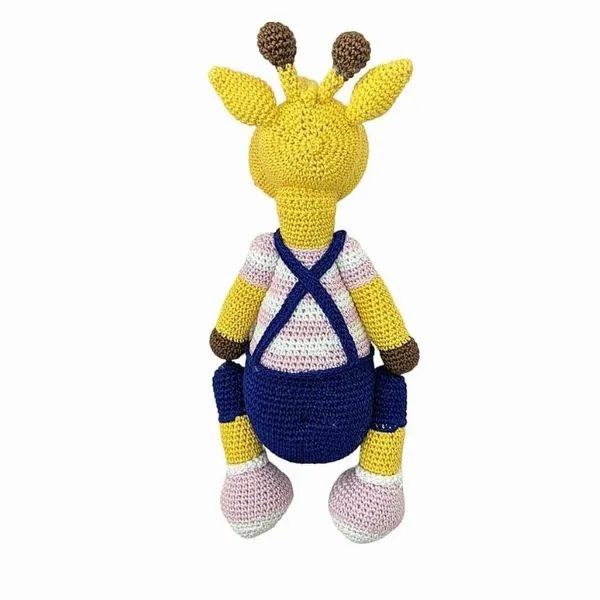 Crochet_Giraffe_25cm_|_Child_Friendly_|_Soft_Toy_|_For_Girls_&_Boys_(Pink)
