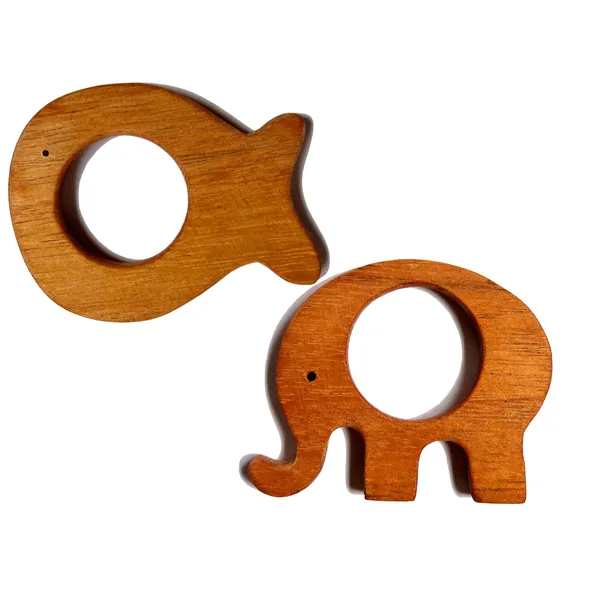 2_in_1_Combo:_Neem_Wood_Teethers_–_Elephant,_Fishy_|_ISI_Mark:_NABL_Tested_Baby_Safe_|_Natural,_Organic,_and_Eco-Friendly_Teething_Relief