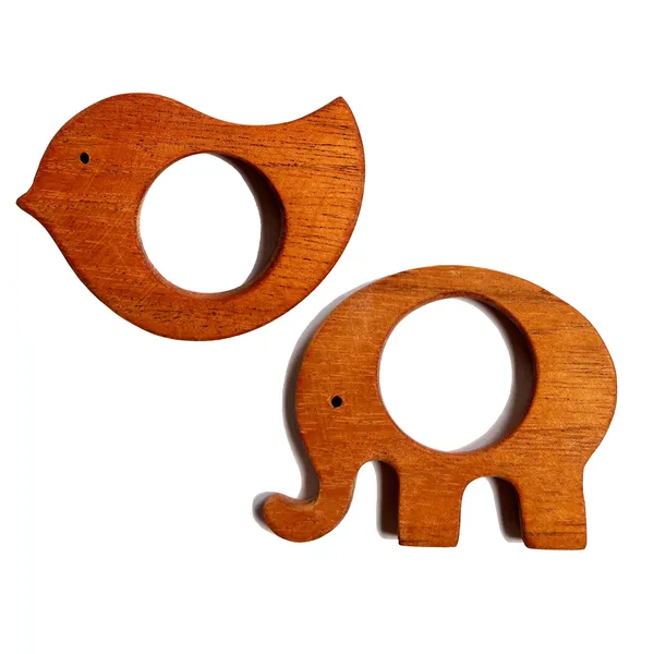2_in_1_Combo:_Neem_Wood_Teethers_–_Birdie,_Elephant_|_ISI_Mark:_NABL_Tested_Baby_Safe_|_Natural,_Organic,_and_Eco-Friendly_Teething_Relief