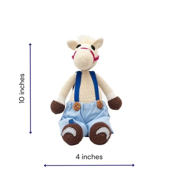 Crochet_Horse_(25cm)_|_Cute_|_Soft_Toy_|_Best_for_all_ages_|_Gifting