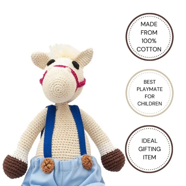 Crochet_Horse_(25cm)_|_Cute_|_Soft_Toy_|_Best_for_all_ages_|_Gifting