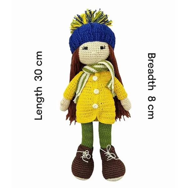 Crochet_Girl_Doll_30cm_|_Handcrafted_|_Stuffed_Dolls_|_Cute_&_Adorable_|_Perfect_Gift_for_Girls_(Yellow)