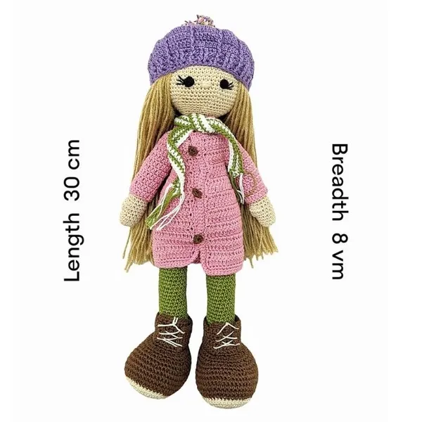 Crochet_Girl_Doll_30cm_|_Handcrafted_|_Stuffed_Dolls_|_Cute_&_Adorable_|_Perfect_Gift_for_Girls_(Pink)