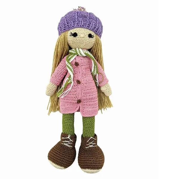 Crochet_Girl_Doll_30cm_|_Handcrafted_|_Stuffed_Dolls_|_Cute_&_Adorable_|_Perfect_Gift_for_Girls_(Pink)