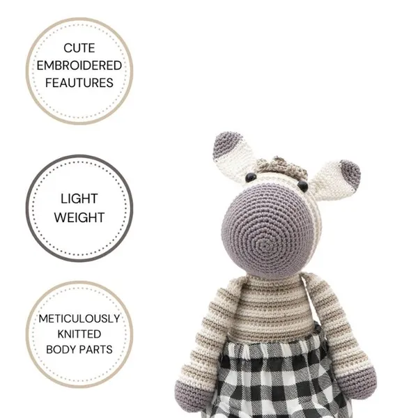 Crochet_Zebra_(23cm)_|_Cute|_Soft_Toy_|_Best_for_all_ages_|_Gifting
