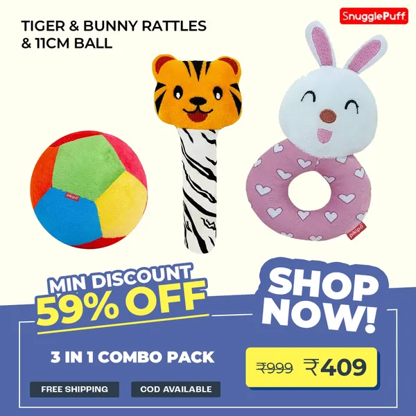 3_in_1_Combo:_Tiger_&_Bunny_Rattles,_11cm_Ball_|_ISI_Mark:_NABL_Lab_Tested_Baby_Safe_Toys