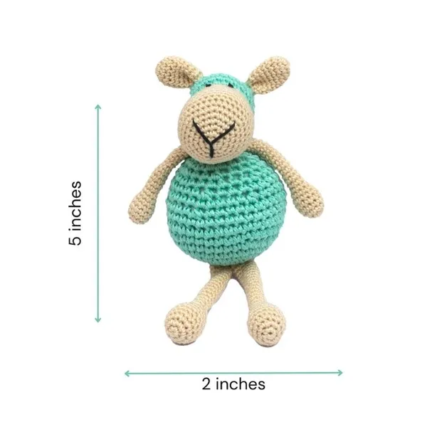 Crochet_Sheep_14cm_|_Green_|_Super_Cute_|_Soft_Toy_|_For_Girls_&_Boys_|_Gifting