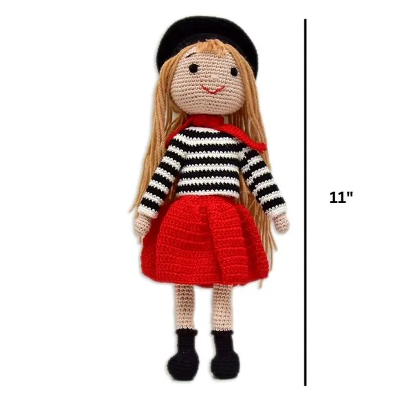 Crochet_Girl_Doll_30cm_|_Handcrafted_|_Stuffed_Dolls_|_Cute_&_Adorable_|_Perfect_Gift_for_Girls