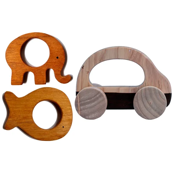 3_in_1_Combo:_Push/Pull_Car_+_2_Neem_Teethers_–_Elephant,_Fishy_|_ISI_Mark:_NABL_Tested_Baby_Safe_|_Natural,_Organic,_and_Eco-Friendly_Teething_Relief