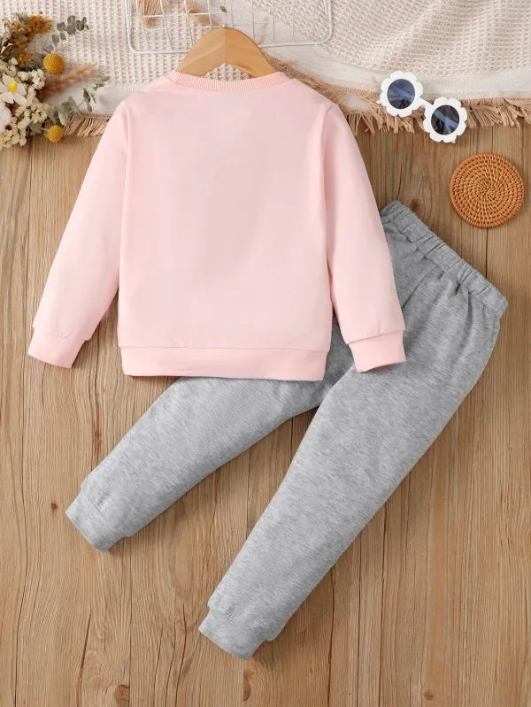 Pink_-_T-Shirt_&_Jogger_Pant_Clothing_Set_For_Baby_Girl_|_Regular_Fit_Polycotton_Full_Sleeves
