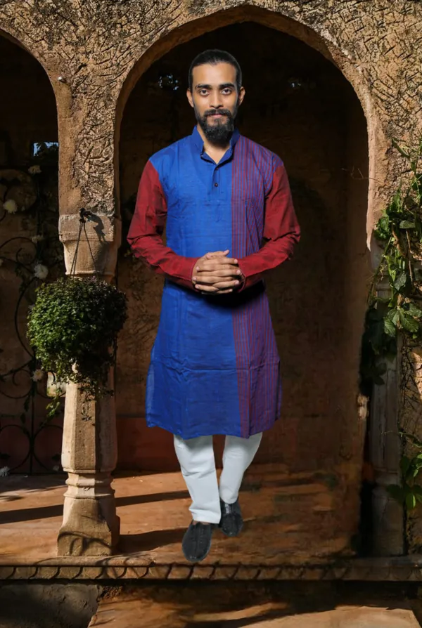 Dark_Blue_Self_Design_Full_Sleeve_2_For_Couple