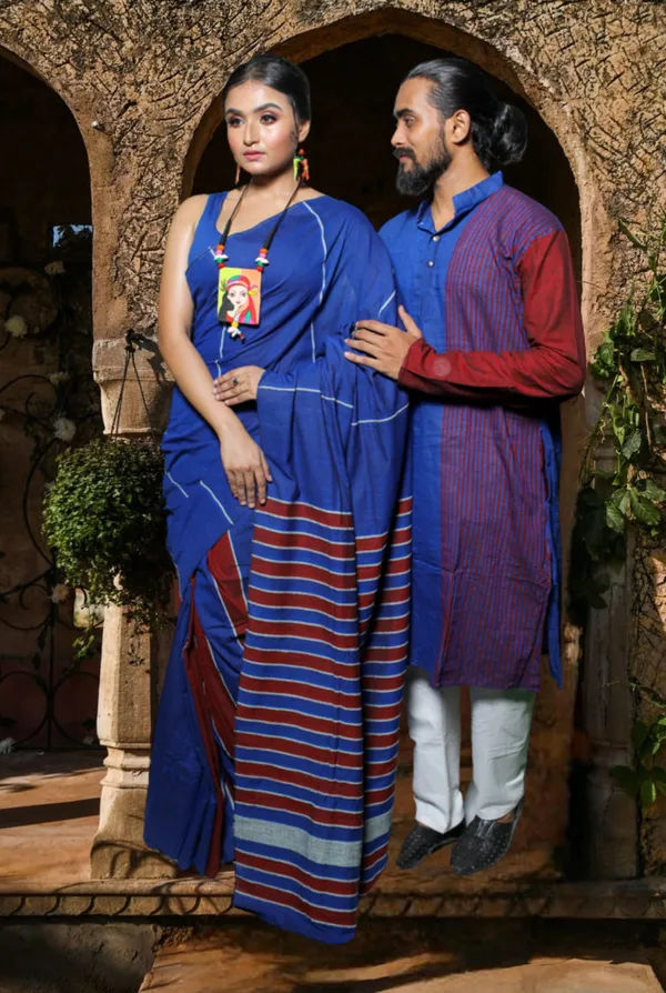 Dark_Blue_Self_Design_Full_Sleeve_2_For_Couple