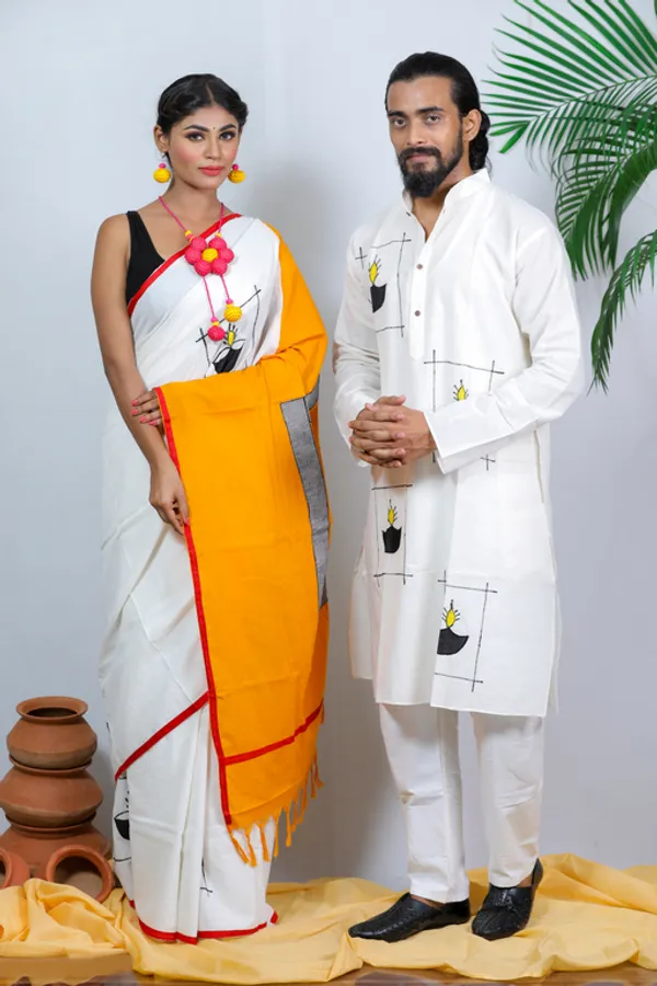White_Applique_Full_Sleeve_2_For_Couple