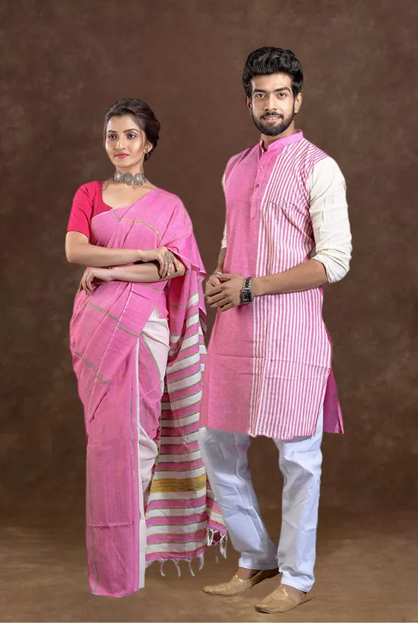 Pink_Self_Design_Full_Sleeve_2_For_Couple
