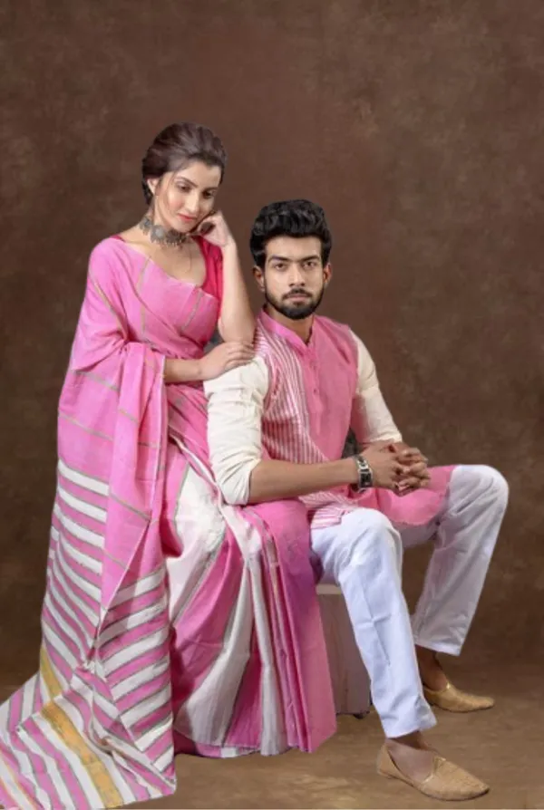 Pink_Self_Design_Full_Sleeve_2_For_Couple