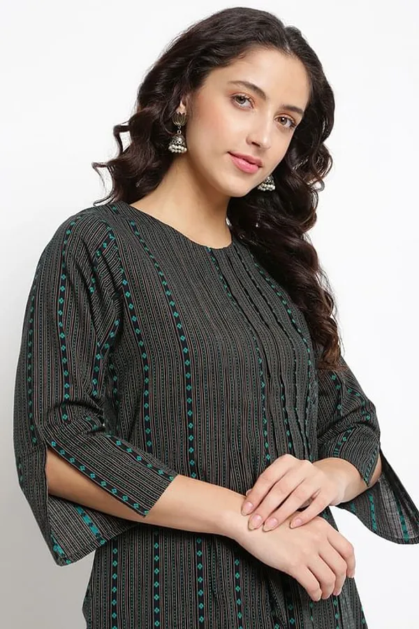 Black_HandloomCotton_Kurta