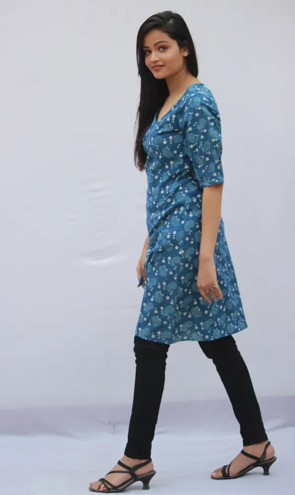 Blue_Indigo_Wrap_Design_short_kurta