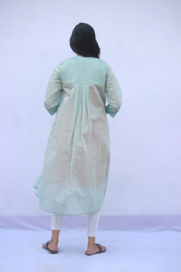 Chanderi__Kurta_With_Jacket_Set
