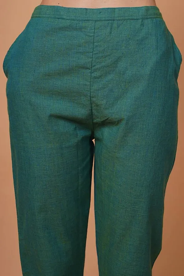 Green_Cotton_Pants_For_Women