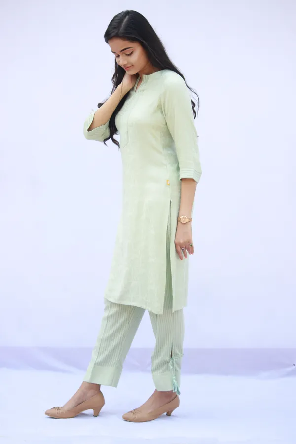 Green_Kurta_Set_For_Women