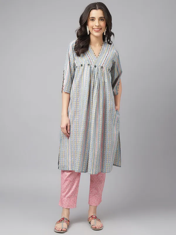 Grey_Digital__Print_Cotton_Kurta_with_Hand_Embellishment