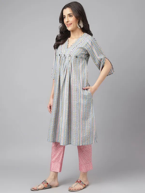 Grey_Digital__Print_Cotton_Kurta_with_Hand_Embellishment