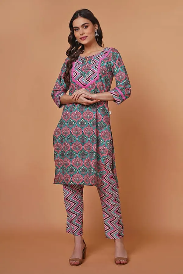 Pink__Cotton_Printed_Kurta_Set