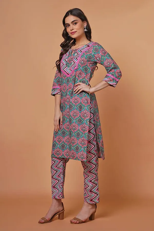 Pink__Cotton_Printed_Kurta_Set