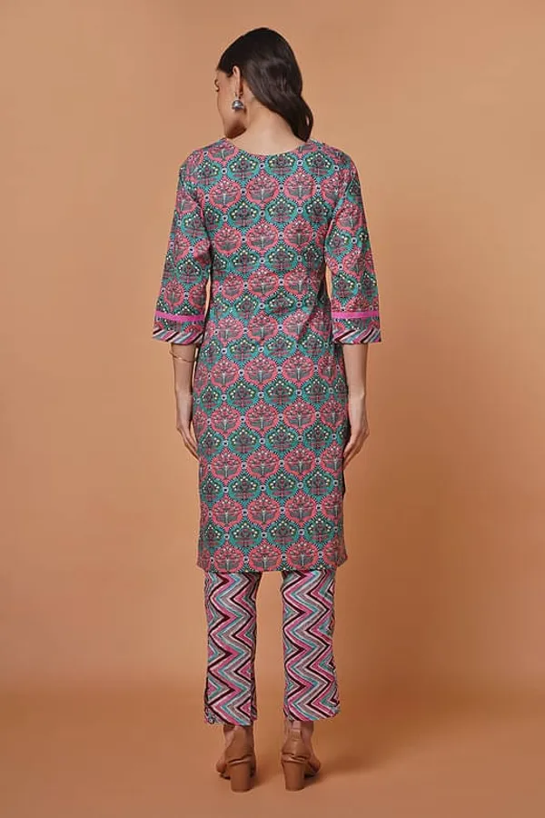 Pink__Cotton_Printed_Kurta_Set