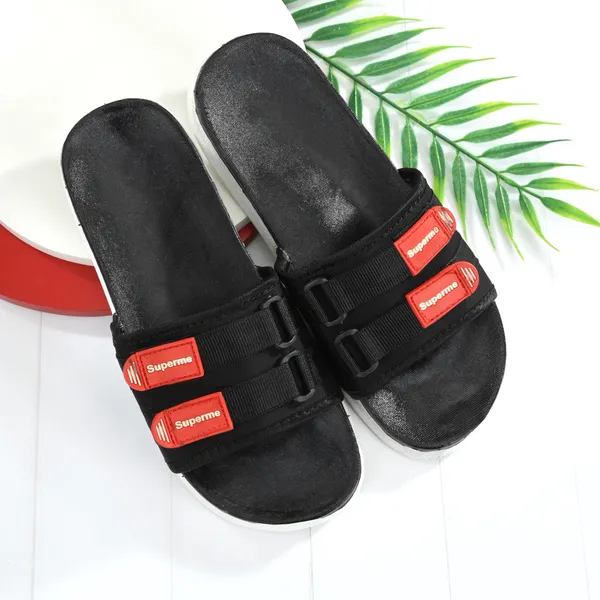 Supreme Men Red Supreme Slippers Men Supreme Chappal Price