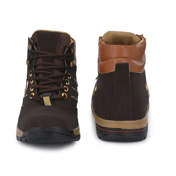 Brown_Leatherette_Tough_Heavy_Duty_Ankle_Length_Casual_Long_Boots_For_Men