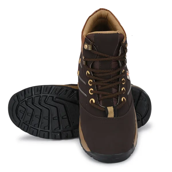 Brown_Leatherette_Tough_Heavy_Duty_Ankle_Length_Casual_Long_Boots_For_Men
