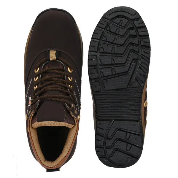 Brown_Leatherette_Tough_Heavy_Duty_Ankle_Length_Casual_Long_Boots_For_Men