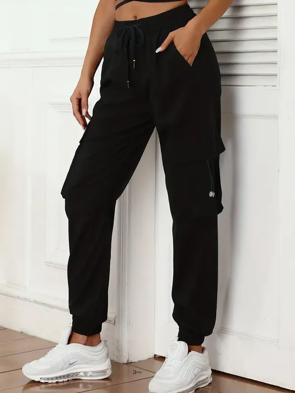 PURE_DENIM_CARGO_WITH_ALL_TRENDING_BLACK_COLOR_Jeans