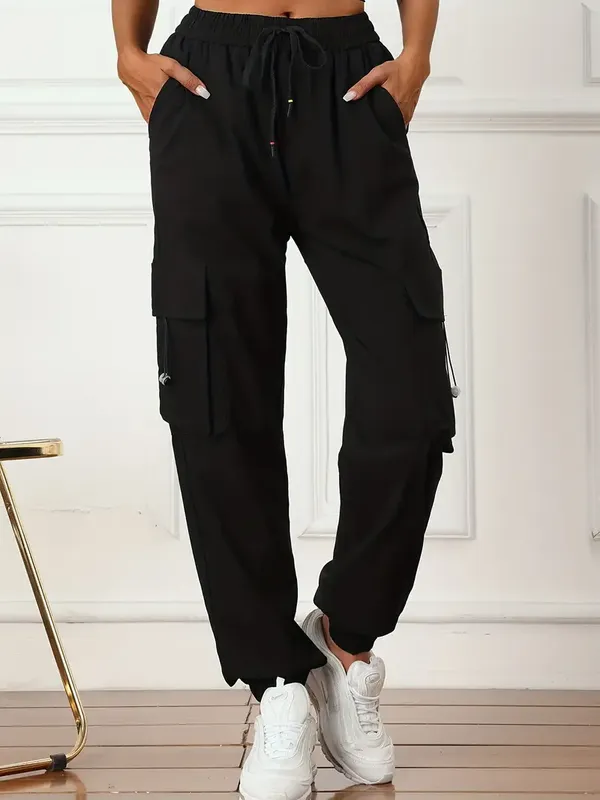 PURE_DENIM_CARGO_WITH_ALL_TRENDING_BLACK_COLOR_Jeans