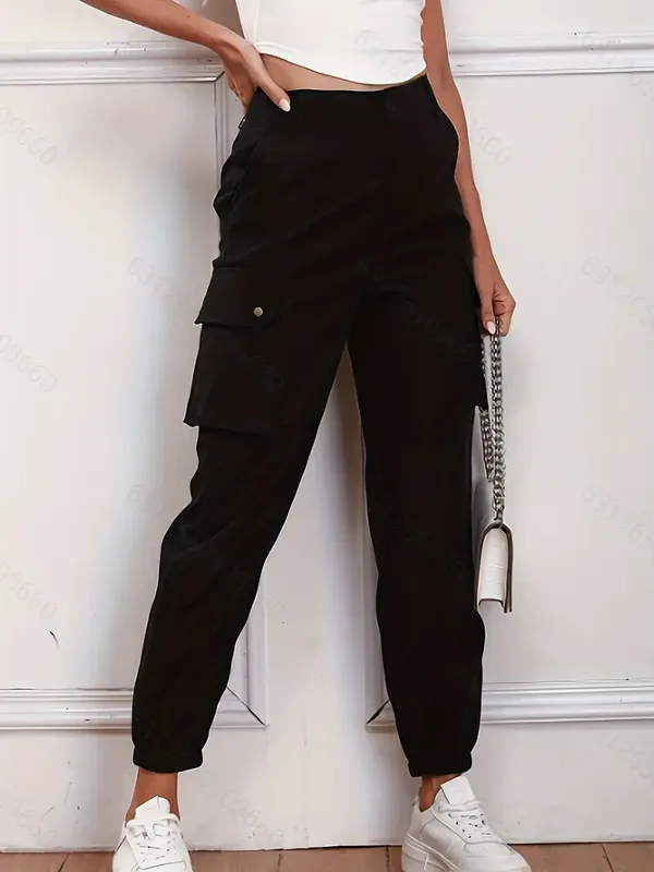 PURE_DENIM_CARGO_WITH_ALL_TRENDING_BLACK_COLOR_Jeans