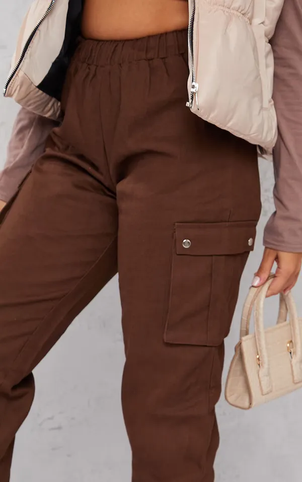 PURE_DENIM_CARGO_WITH_ALL_TRENDING_CHOCCOLATE_COLOR_Jeans