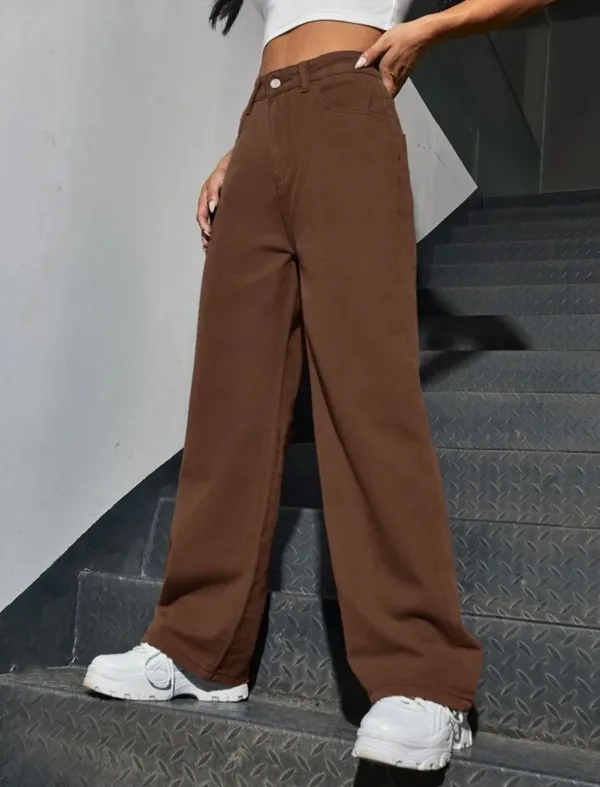 Brown_High_Waist_Wide_Leg_Bell_Bottom_Jeans