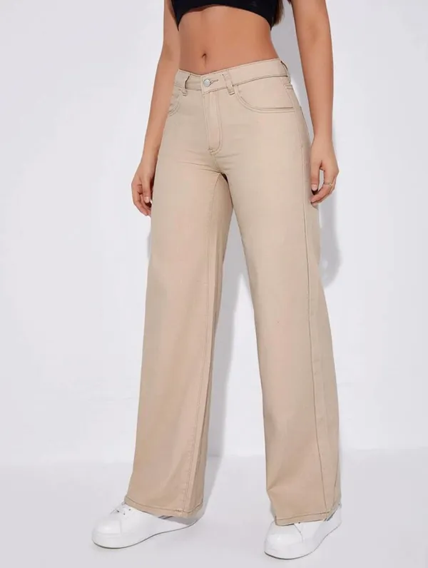Beige_High_Waist_Wide_Leg_Bell_Bottom_Jeans