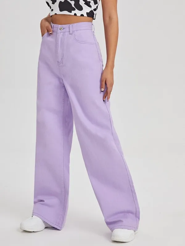 Lavender_High_Waist_Wide_Leg_Bell_Bottom_Jeans