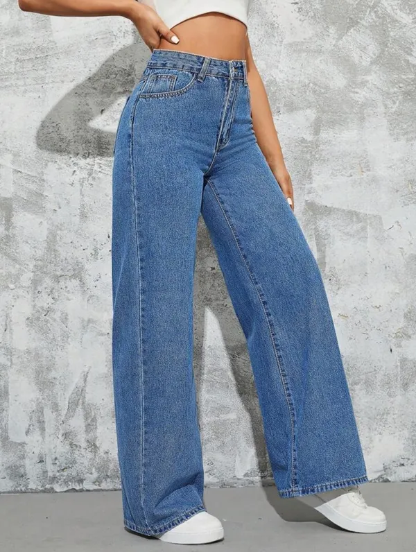Stone_Blue_High_Waist_Wide_Leg_Bell_Bottom_Jeans