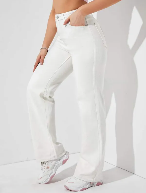White_High_Waist_Wide_Leg_Bell_Bottom_Jeans