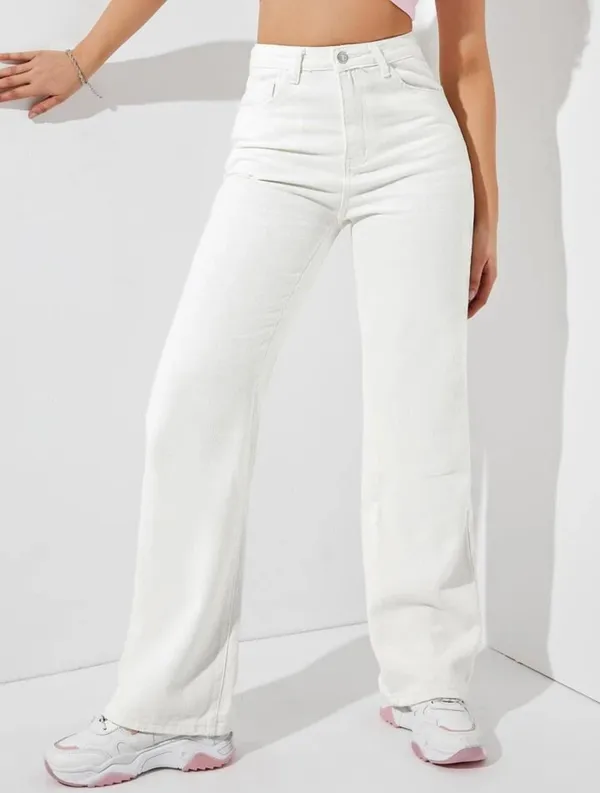 White_High_Waist_Wide_Leg_Bell_Bottom_Jeans