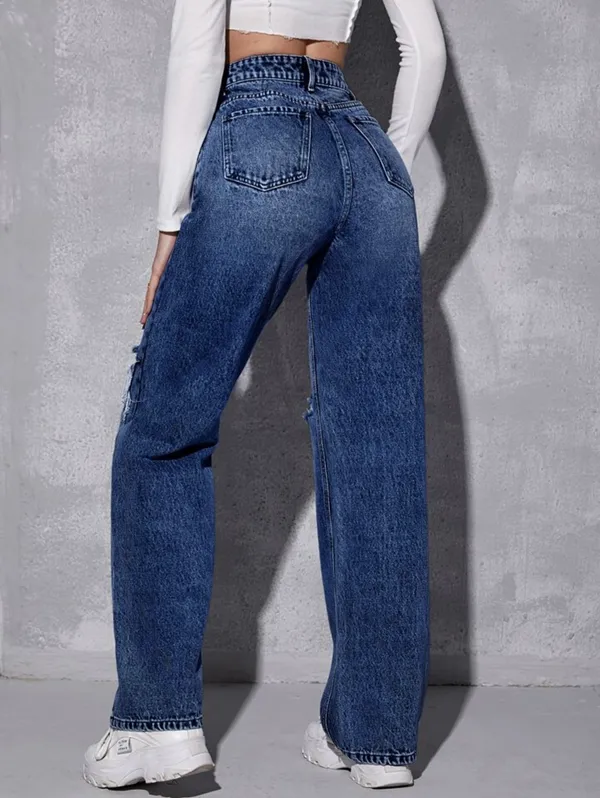 Stone_Blue_Wide_Leg_High_Waist_Knee_Cut_Bell_Bottom_Jeans