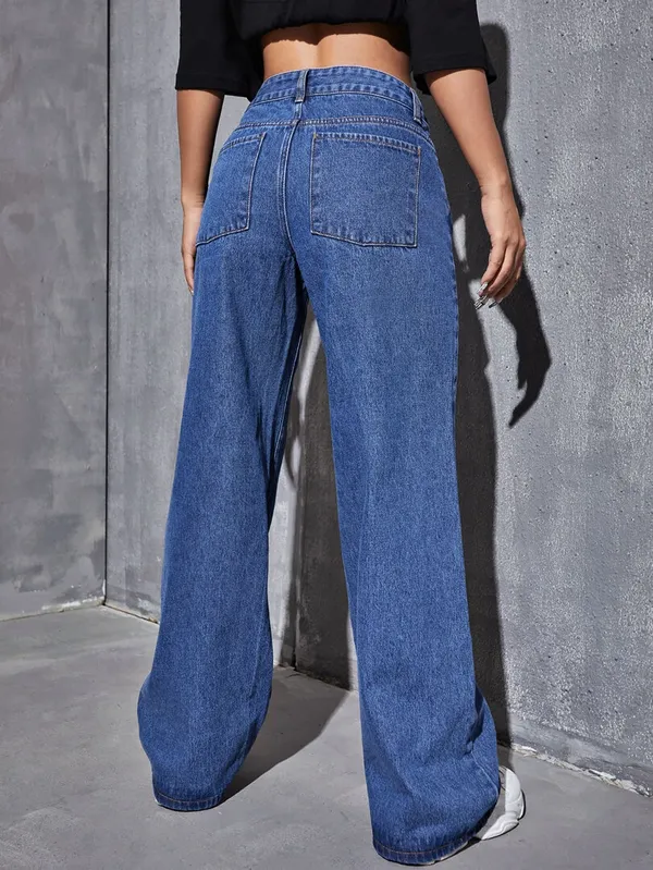 BlueComfy_Women's_High_Waist_Flared_Jeans